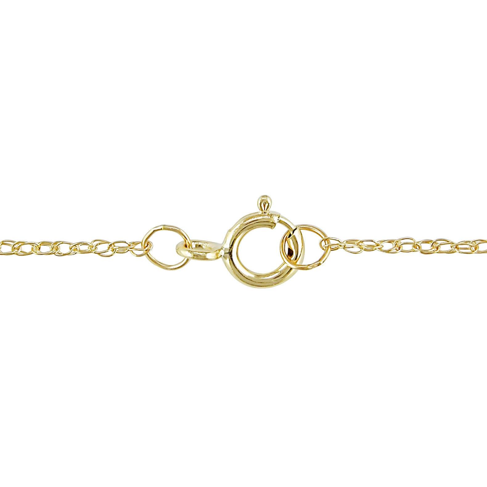 1/4 – 2 Ct T.W. Natural Diamond Solitaire Pendant in 14k White or Yellow Gold