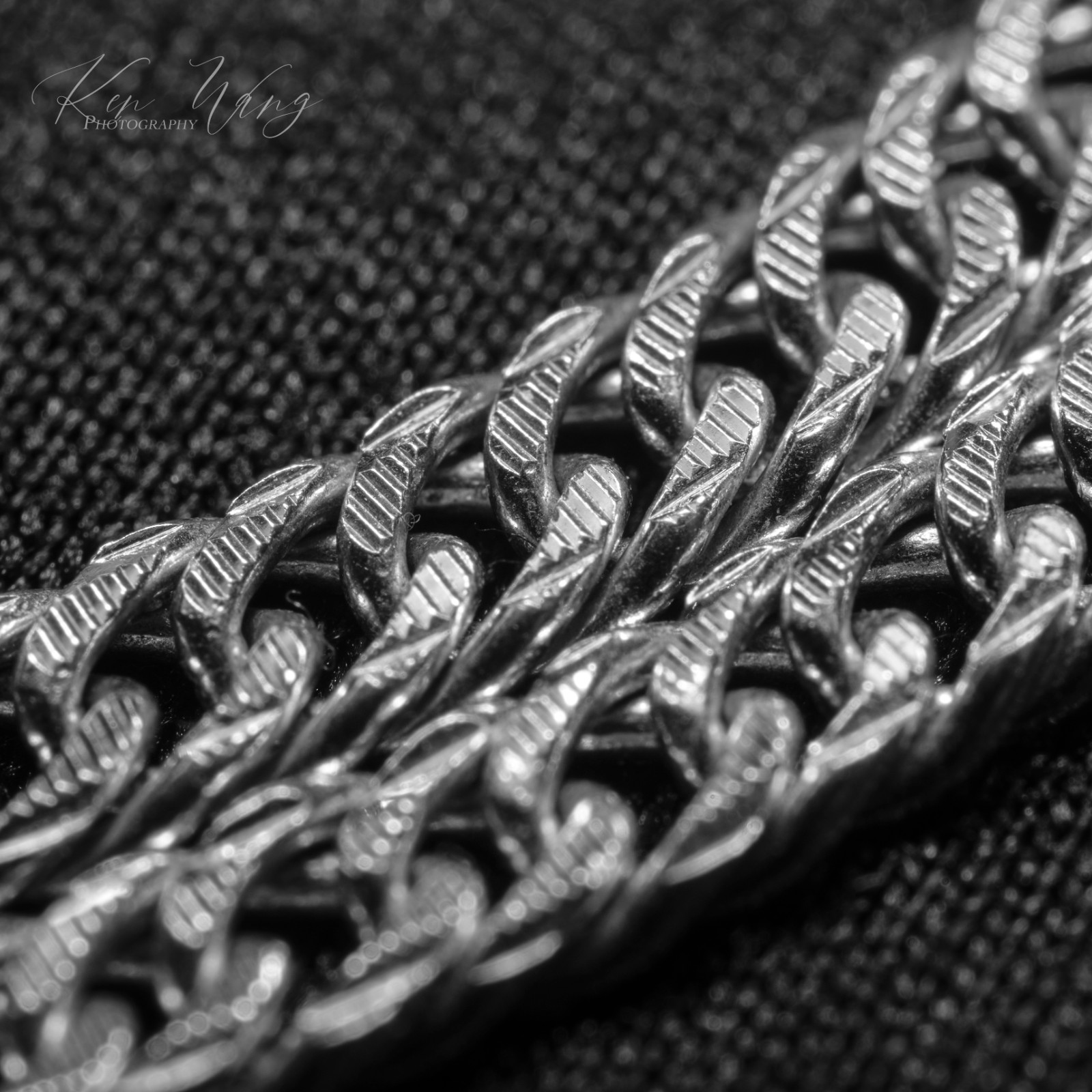 Heavy 990 Platinum Solid Cuban Diamond-Cut Curb Chain Necklace- 32g, 20in