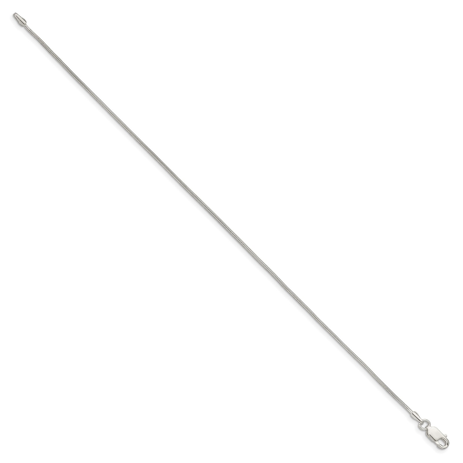 Sterling Silver Snake 1-2mm 7-36″