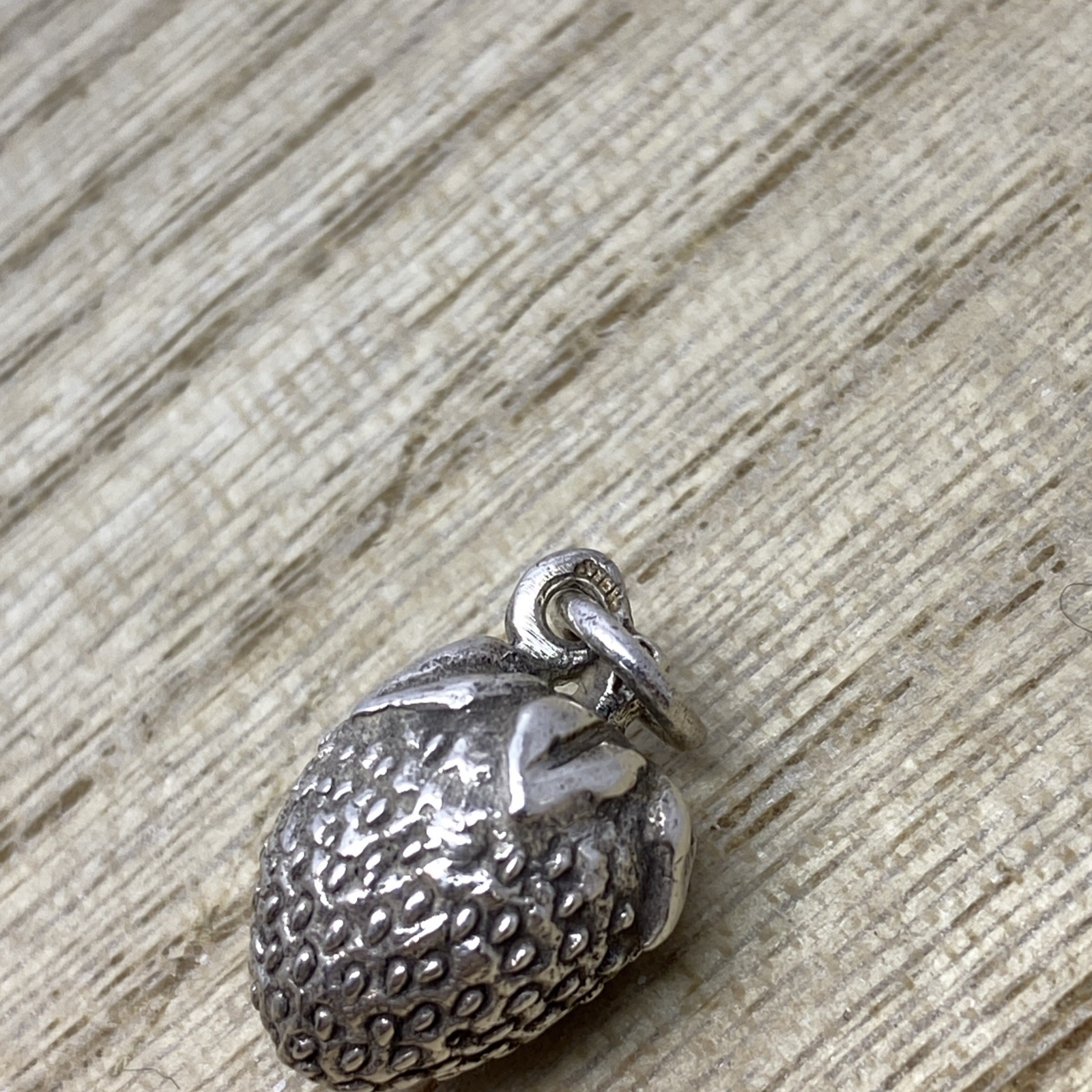 Retired James Avery SOLID Heavy Strawberry 3-D, More than 8.5 Grams RARE Piece!