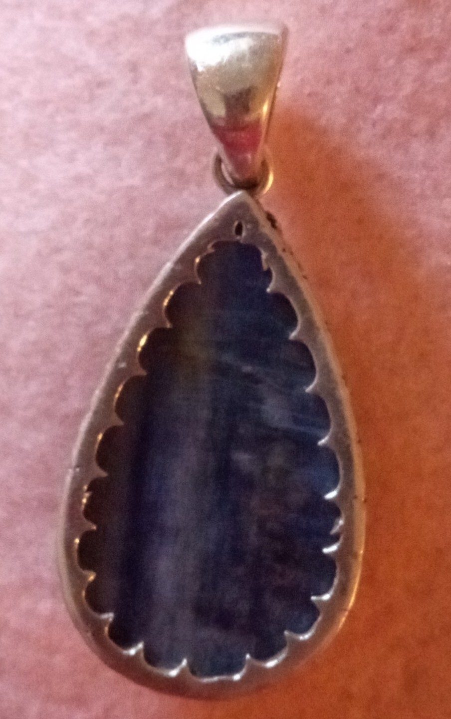 Labradorite 925 Pendant Without Chain , Teardrop Some Flash Ornate Setting