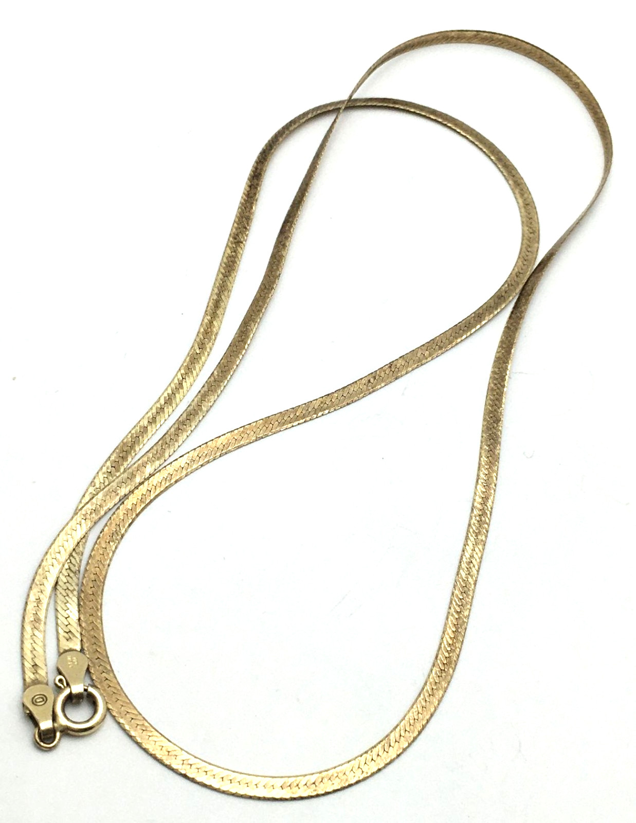 Sterling Silver Gold Tone Italian Necklace