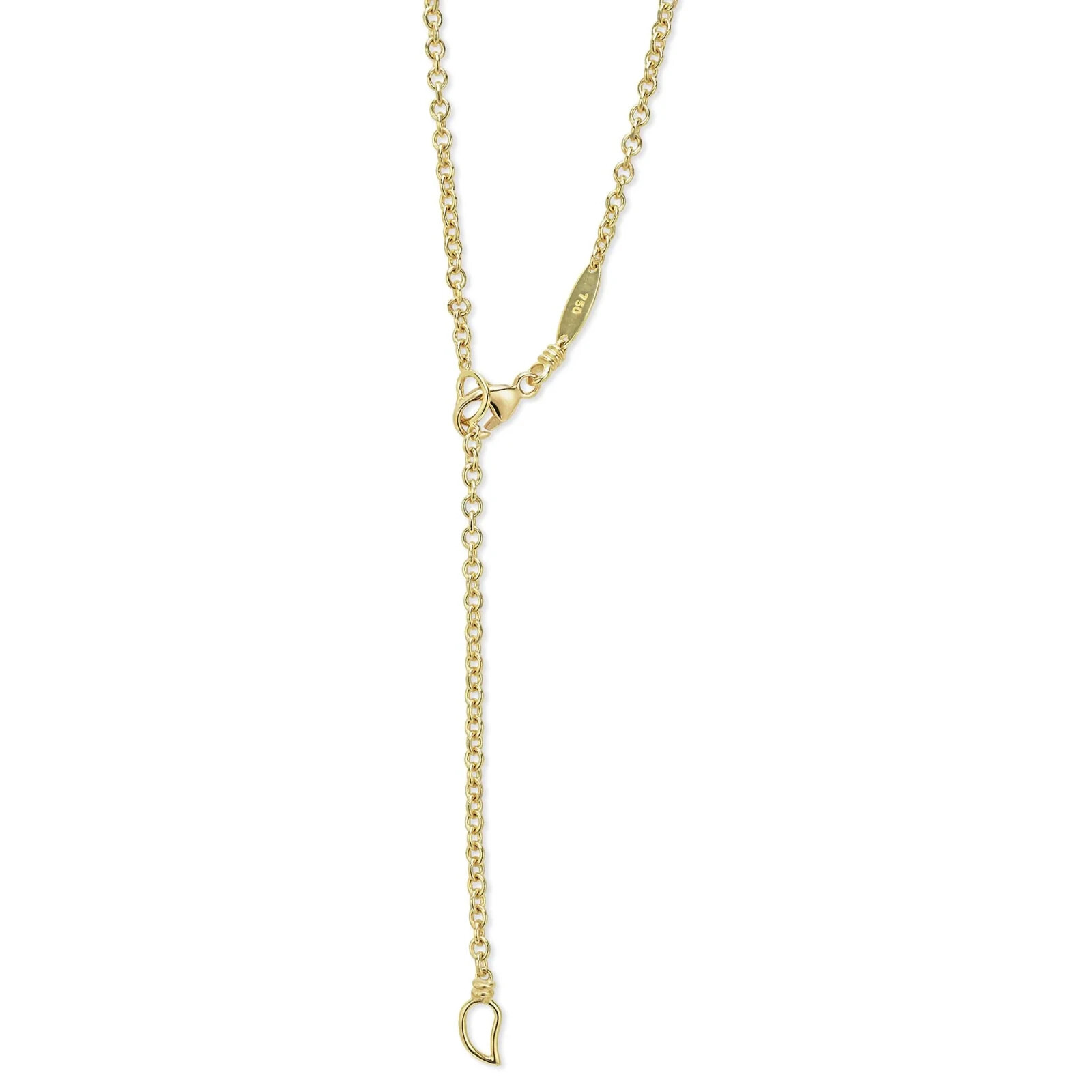 LAGOS Signature Caviar 18K Gold and Diamond Star Chain Necklace