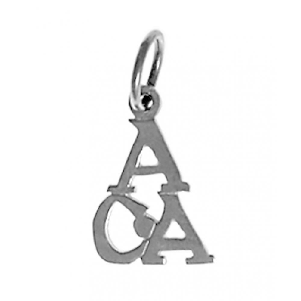 Sterling Silver Pendant Adult Children of Alcoholics (ACOA), “ACA” Initials