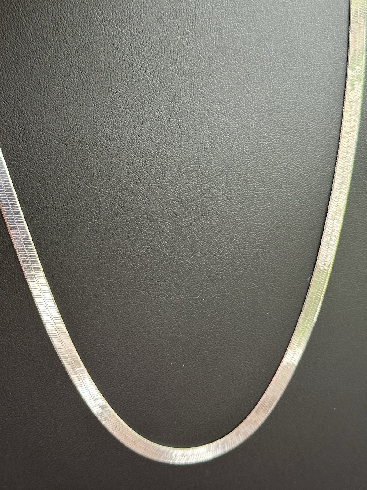 Milor Italy 925 Sterling Silver 30.25” 5mm Herringbone Chain Necklace 20.6g