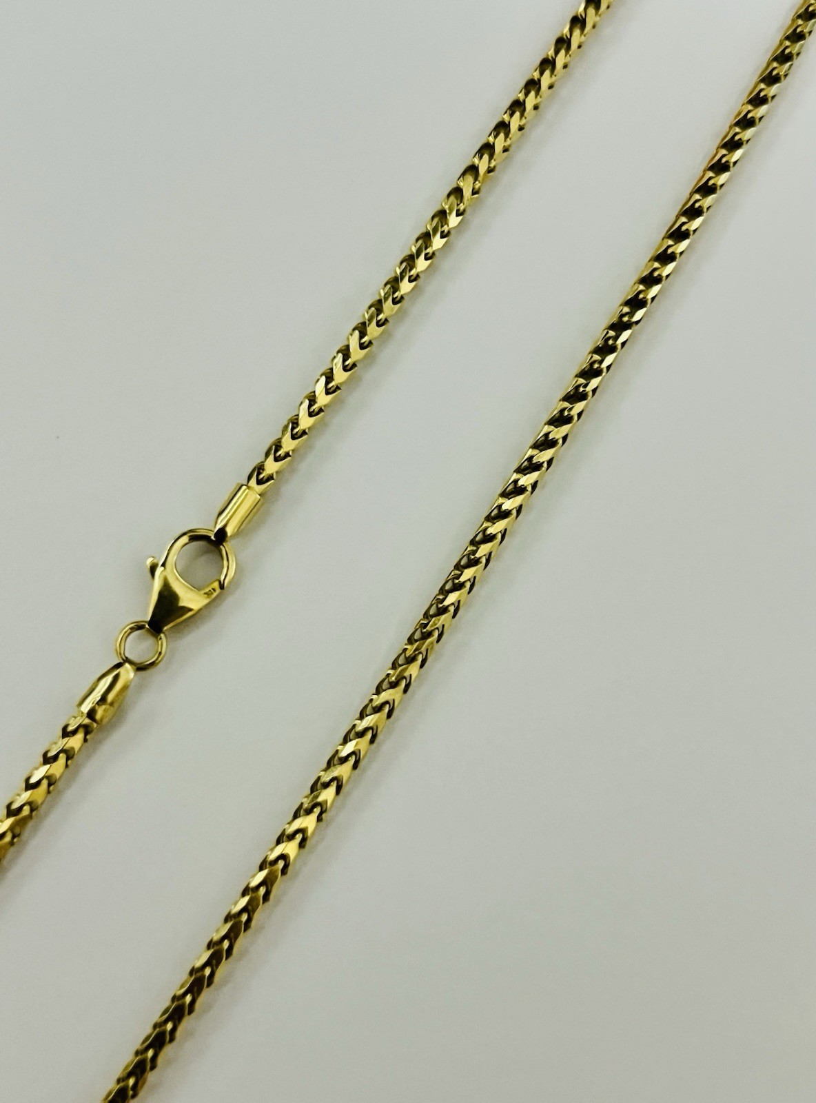 14K Solid Yellow Gold Franco Chain 27” 2.5mm 19.23 Grams