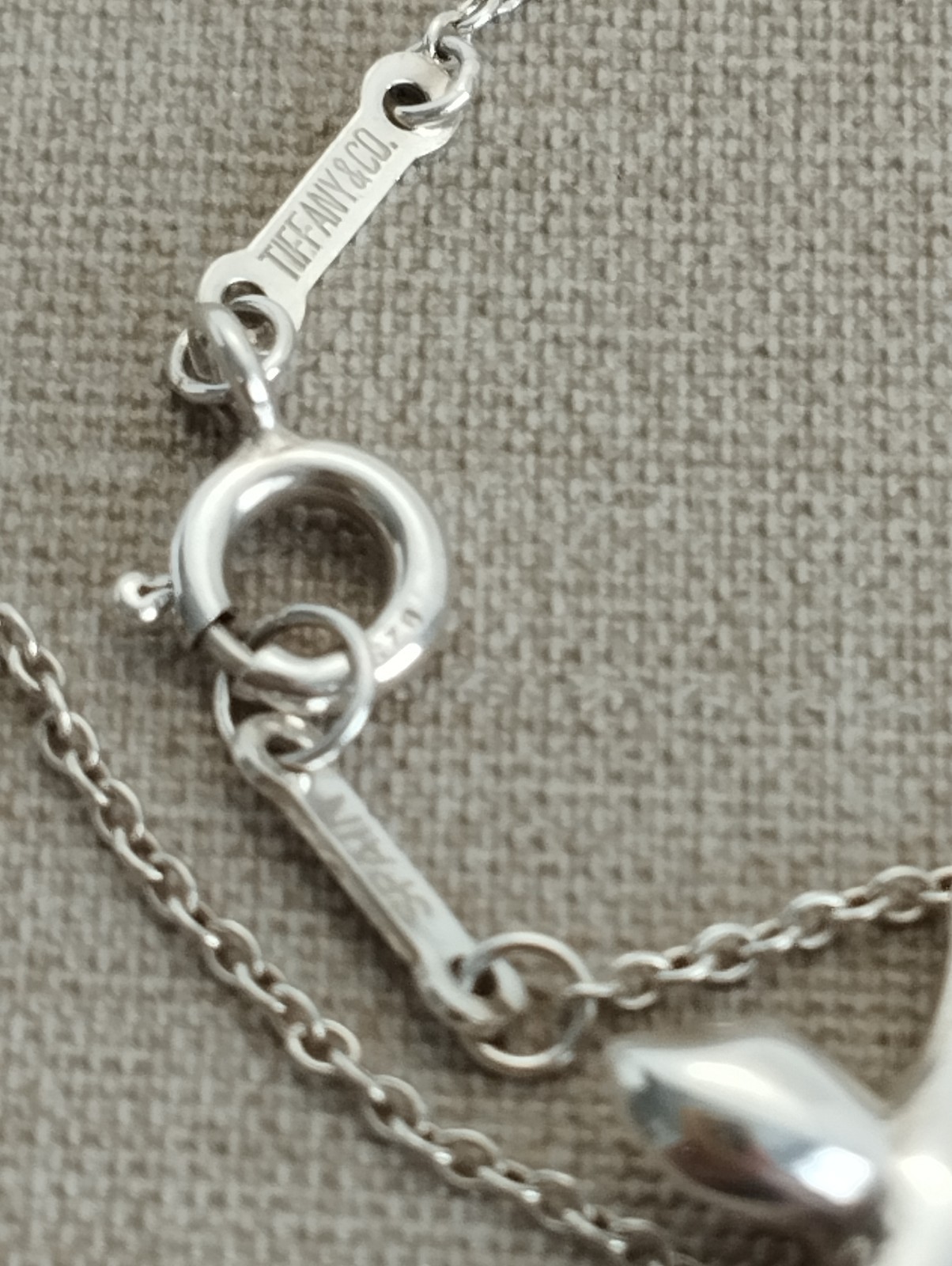 VTG Tiffany & Co. Elsa Peretti Bird Cross Pendant Sterling Silver 925