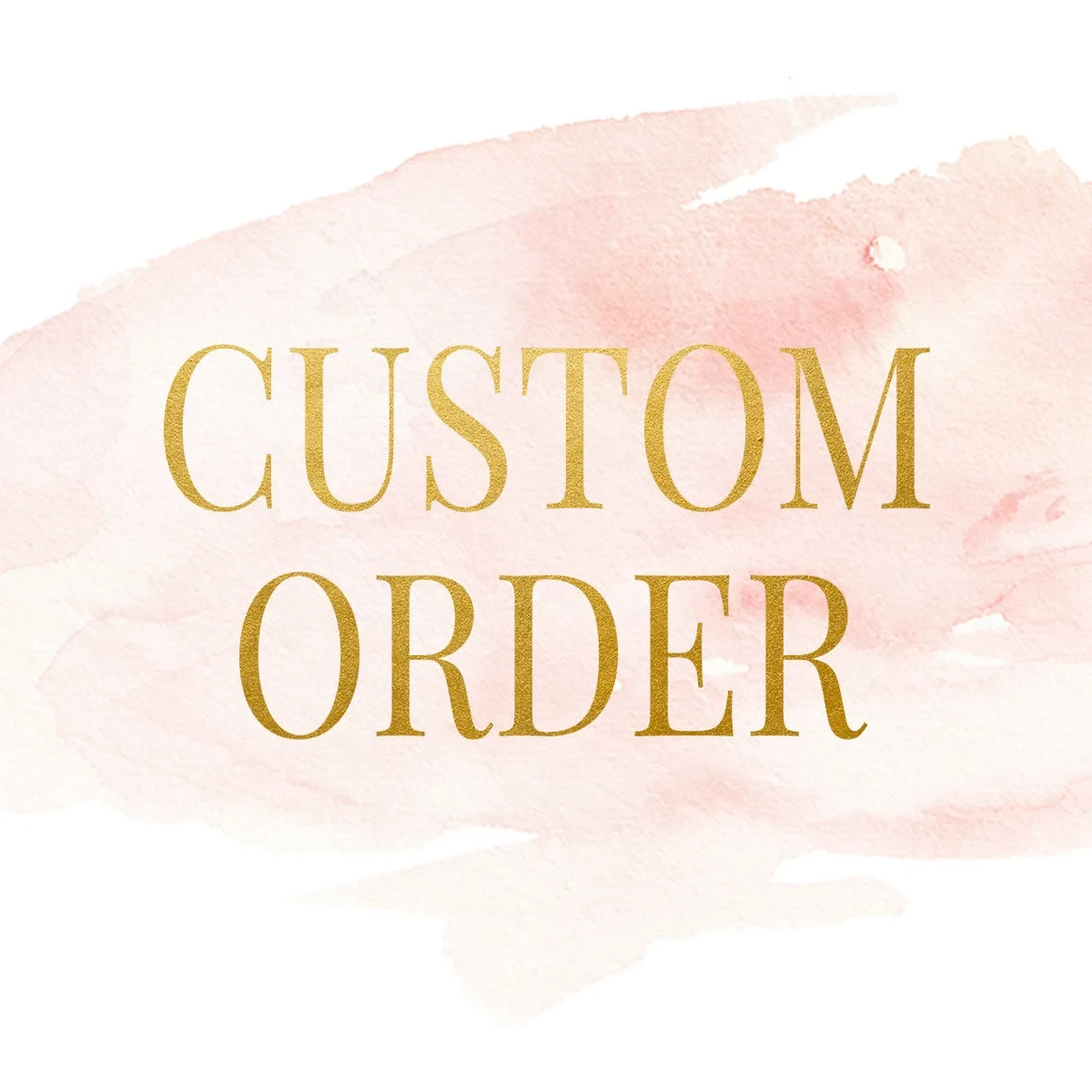 Custom Order – Personalized Jewelry as Requested (Size/Design/Engraving)