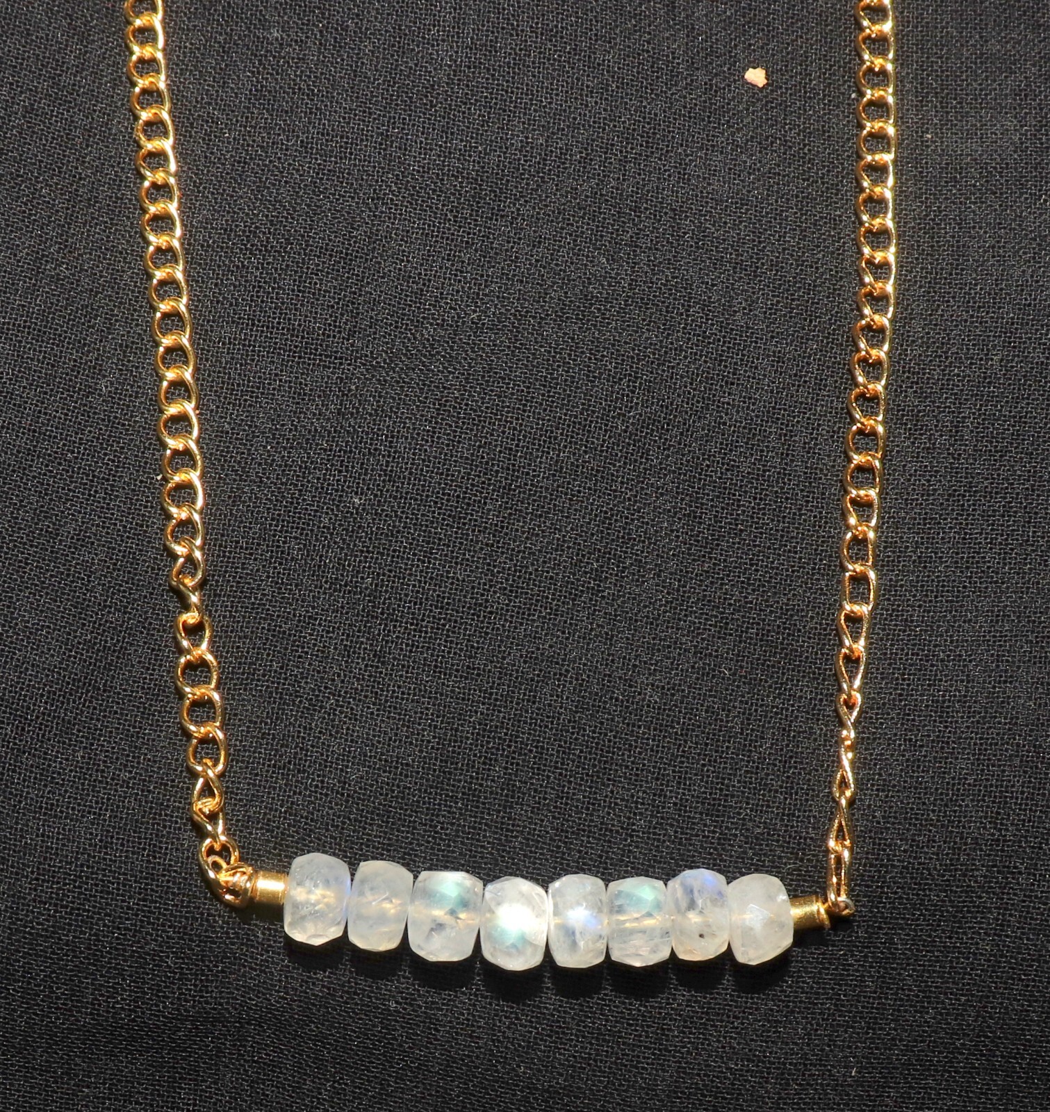 Natural rainbow moonstone choker necklace moonstone bead 6 mm moonstone gemstone