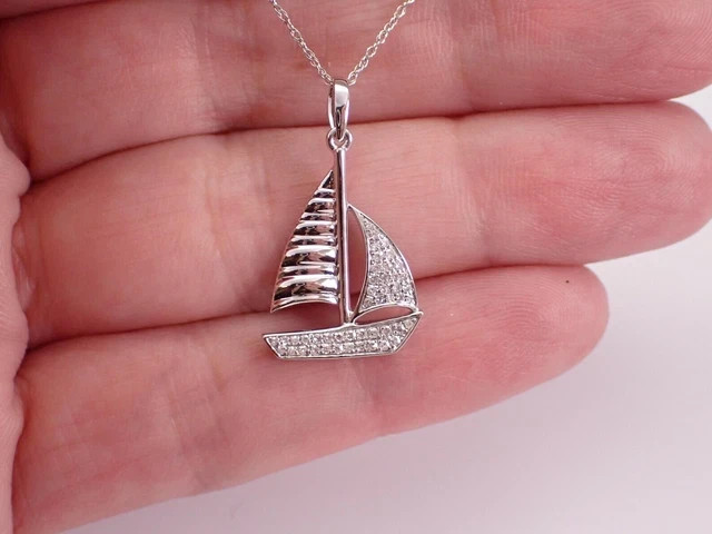 0.30Ct Round Cut Lab Created Diamond Pendant 14K White Gold Plated 18 Free Chain