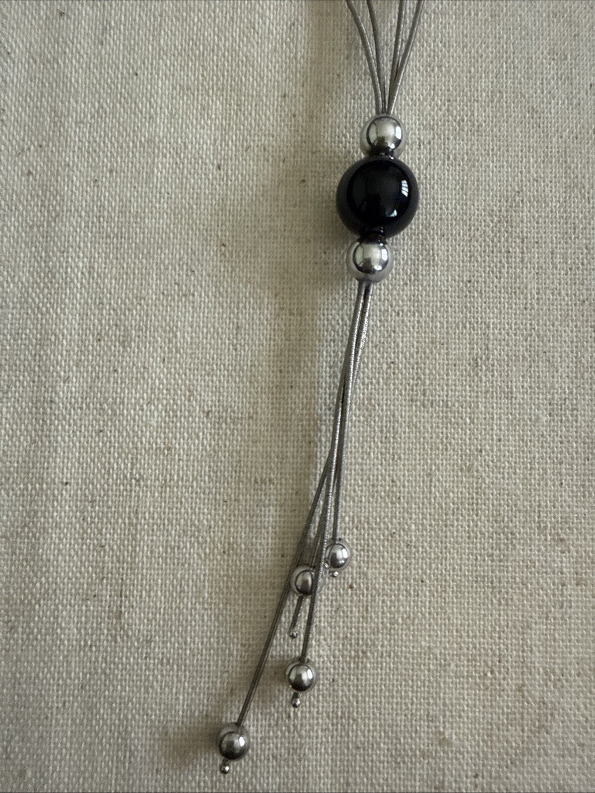 925 Sterling Silver Necklace Lariat Y Shaped Stamped