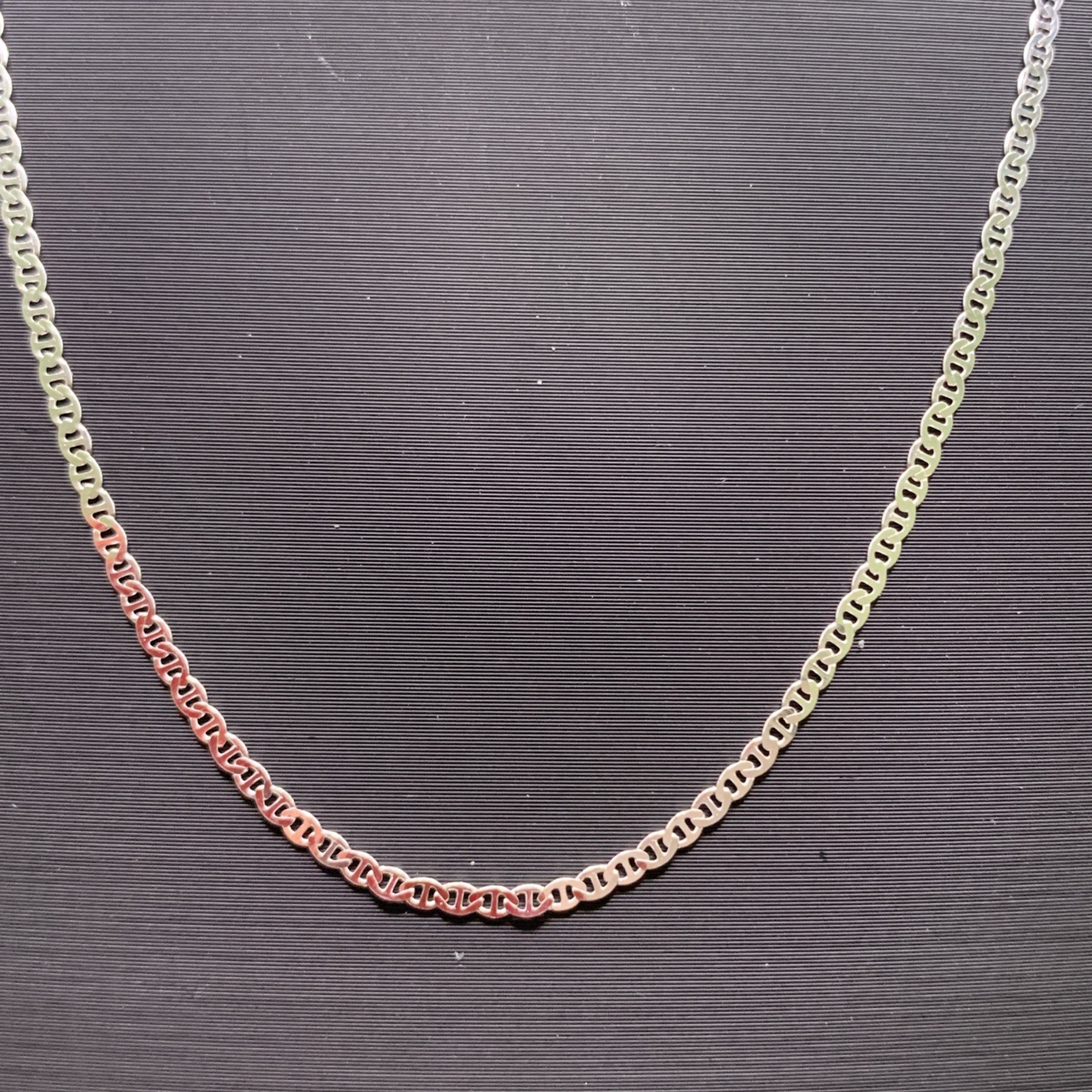 925 Sterling Silver Mariner Chain Necklace 18” 2.25mm