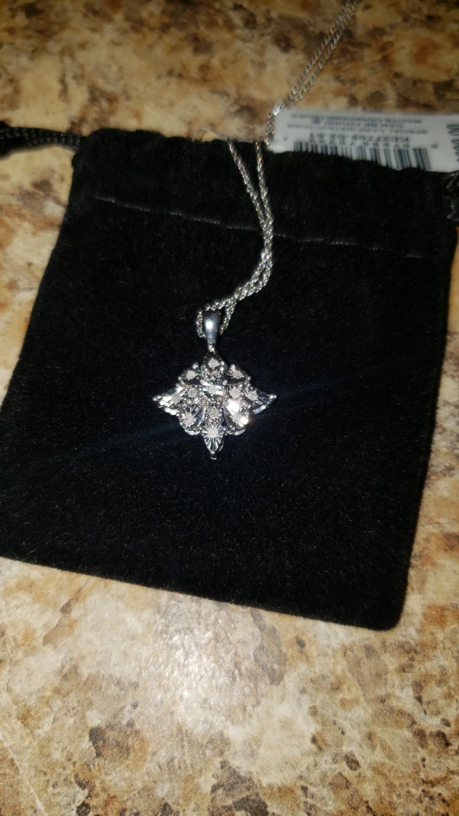 R.H. Macy & Co Fine Jewelry Necklace Diamond 1/10ct