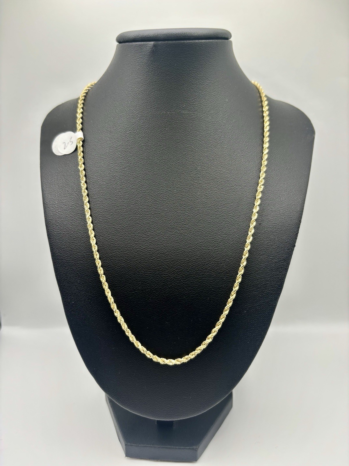 10k Gold 2.5 Mm Rope Chain 18in