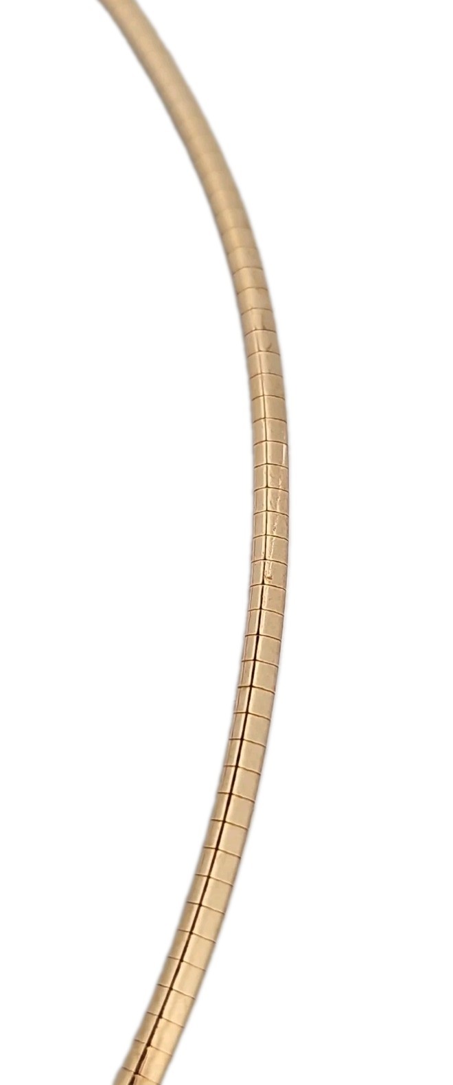14k Yellow Gold 16″ Solid Classic Omega 2mm 13.3 Grams Chain/Necklace