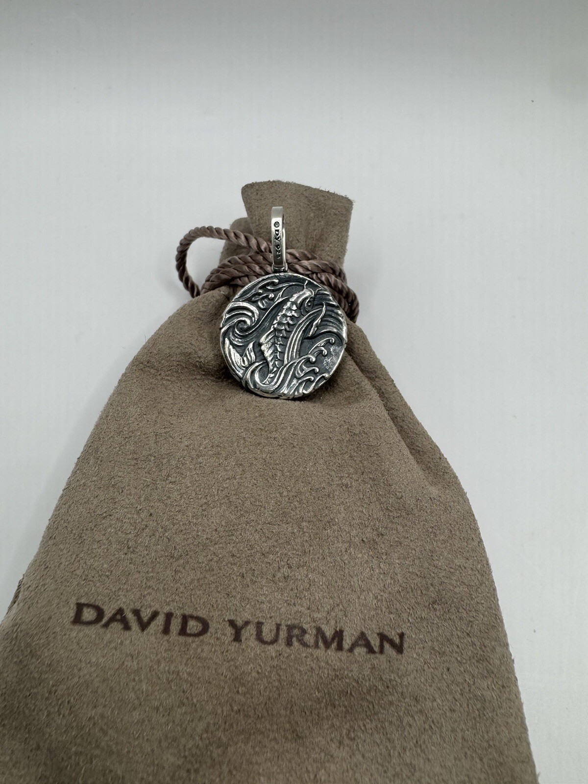 David Yurman Sterling Silver Dragon Amulet