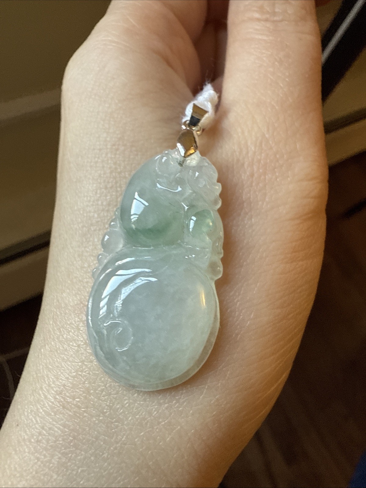 翡翠A貨 untreated Burma Myanmar Grade A Jadeite Jade 老坑冰飘花 葫芦 Certified