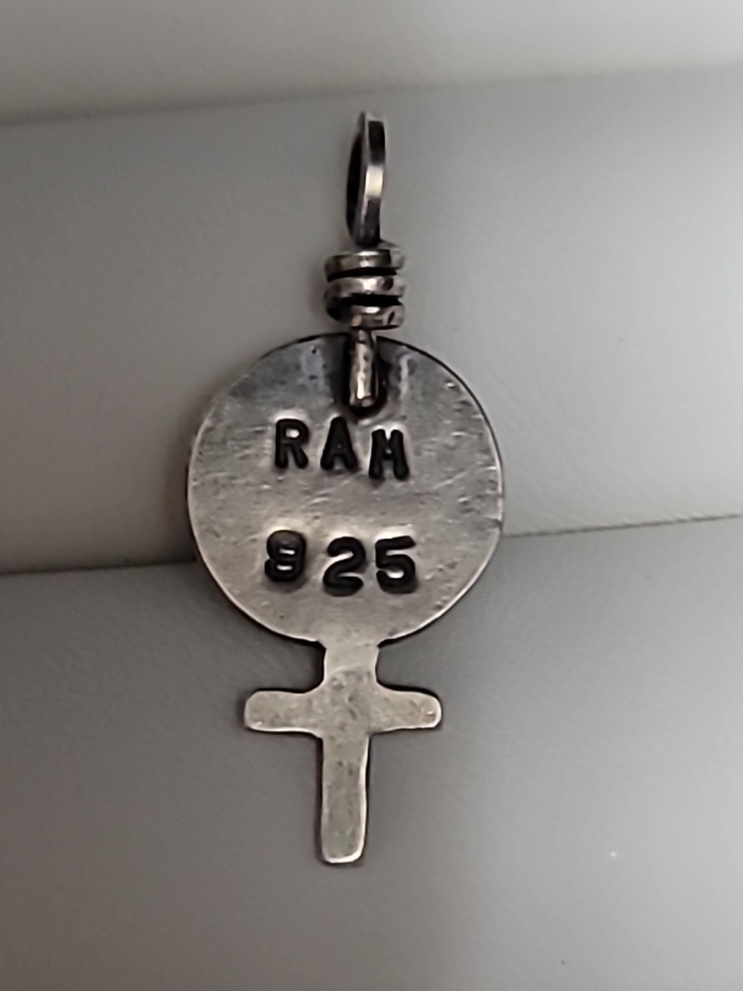 Female Symbol Goddess of Beauty Venus Feminist 925 Sterling Silver Pendant