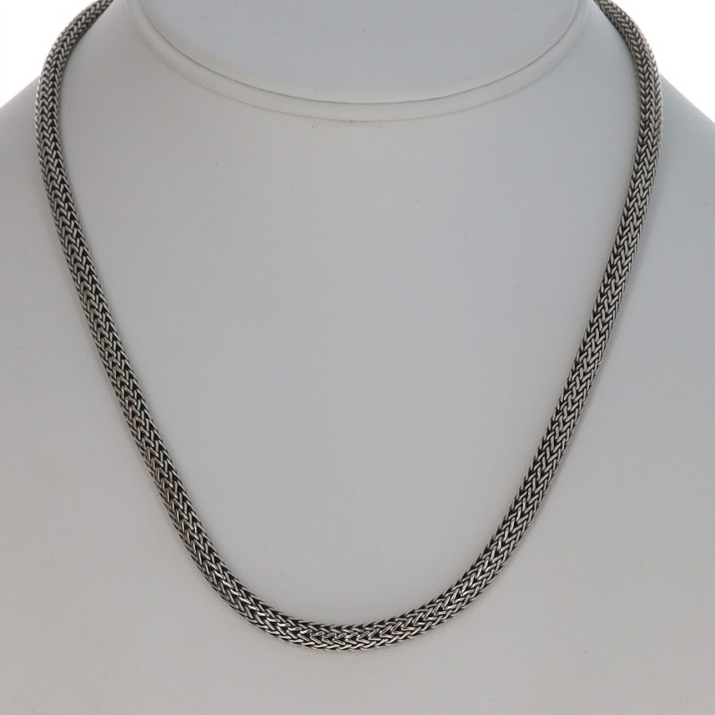 John Hardy Icon 5mm Classic Chain Necklace 18″ – Sterling 925 Wheat