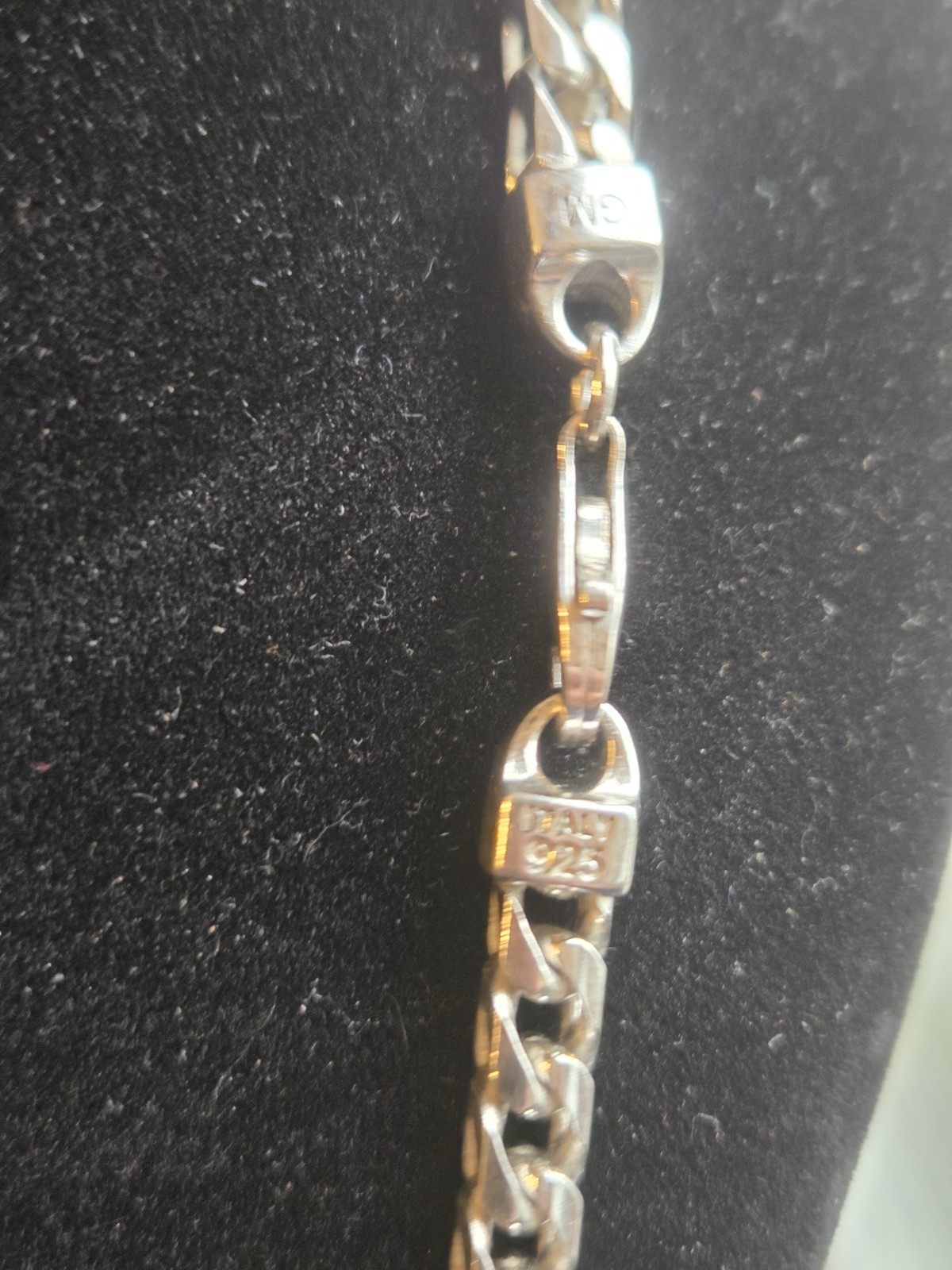 22″ 5.5mm Solid Franco Link Chain- Rhodium Plated 925 Sterling Silver 80g