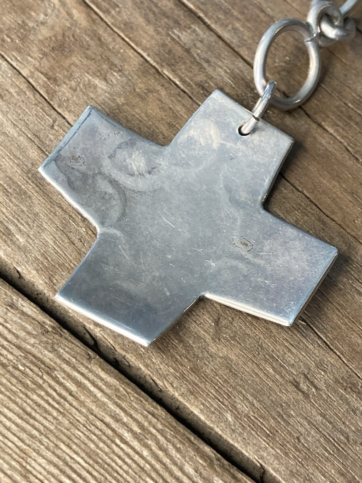 Vintage Silpada Sterling Silver Virtuosity Cross Toggle Necklace – 1.34Ounces
