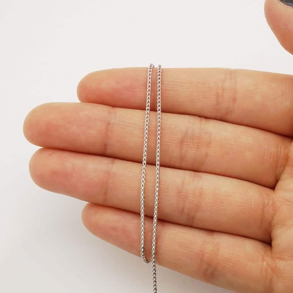 Solid 14k Yellow, White & Rose Gold 1.2mm Franco Chain 16″ 18″ 20″ 22″ 24″ HEAVY