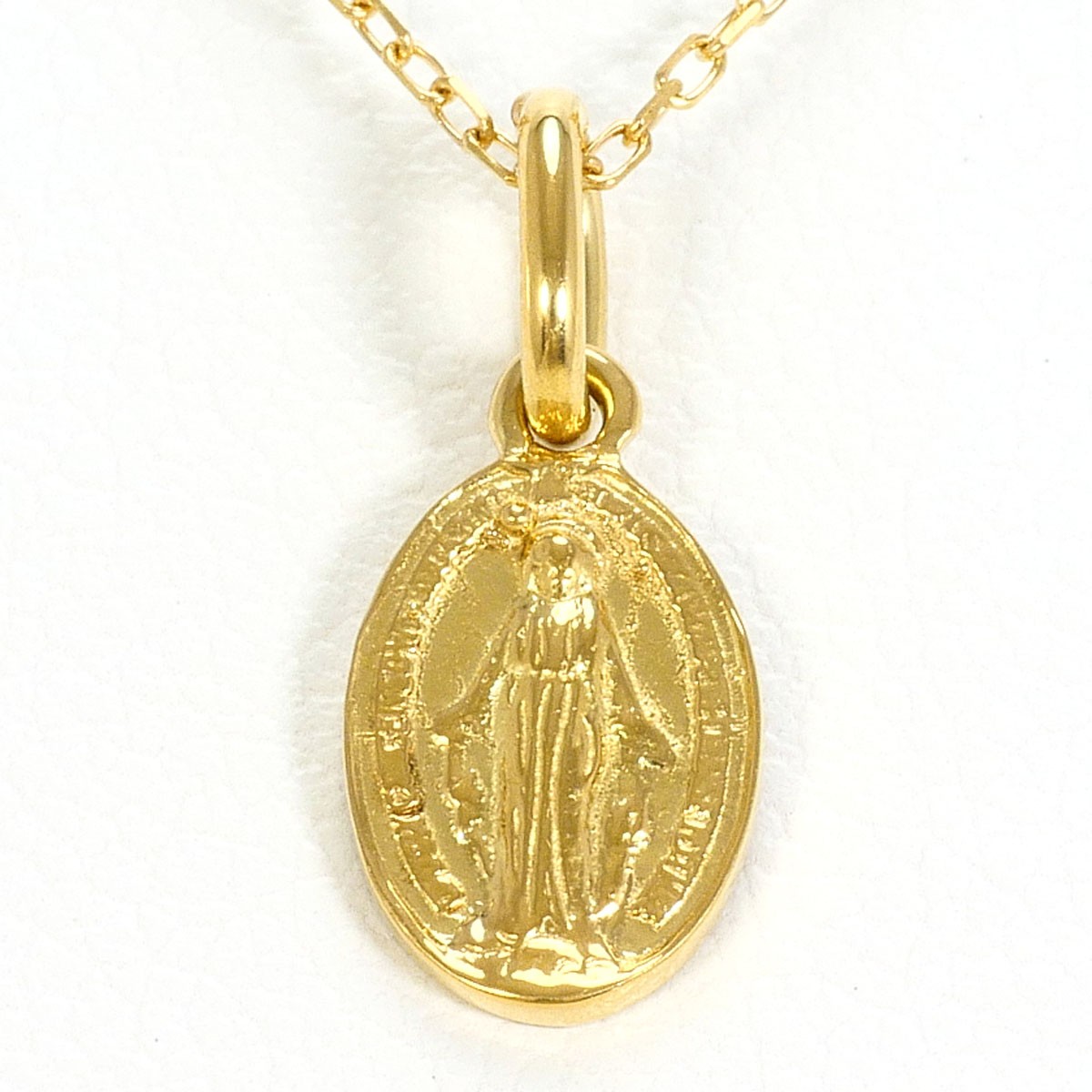 K18 18k gold Necklace 1.5g 40cm Free shipping Used