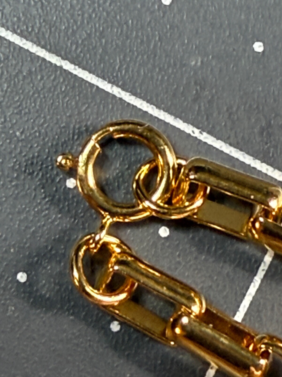 MONTSERRAT New York The Lock Necklace w/ Diamond & 18k 925 Vermeil Box Chain 18″