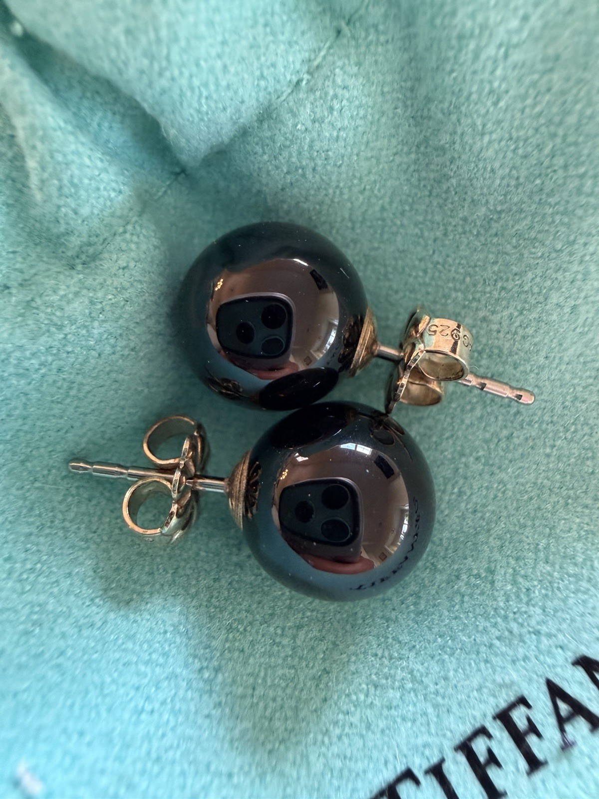 Tiffany Black Onyx Bead And Sterling Silver Paloma Picasso Set 2015