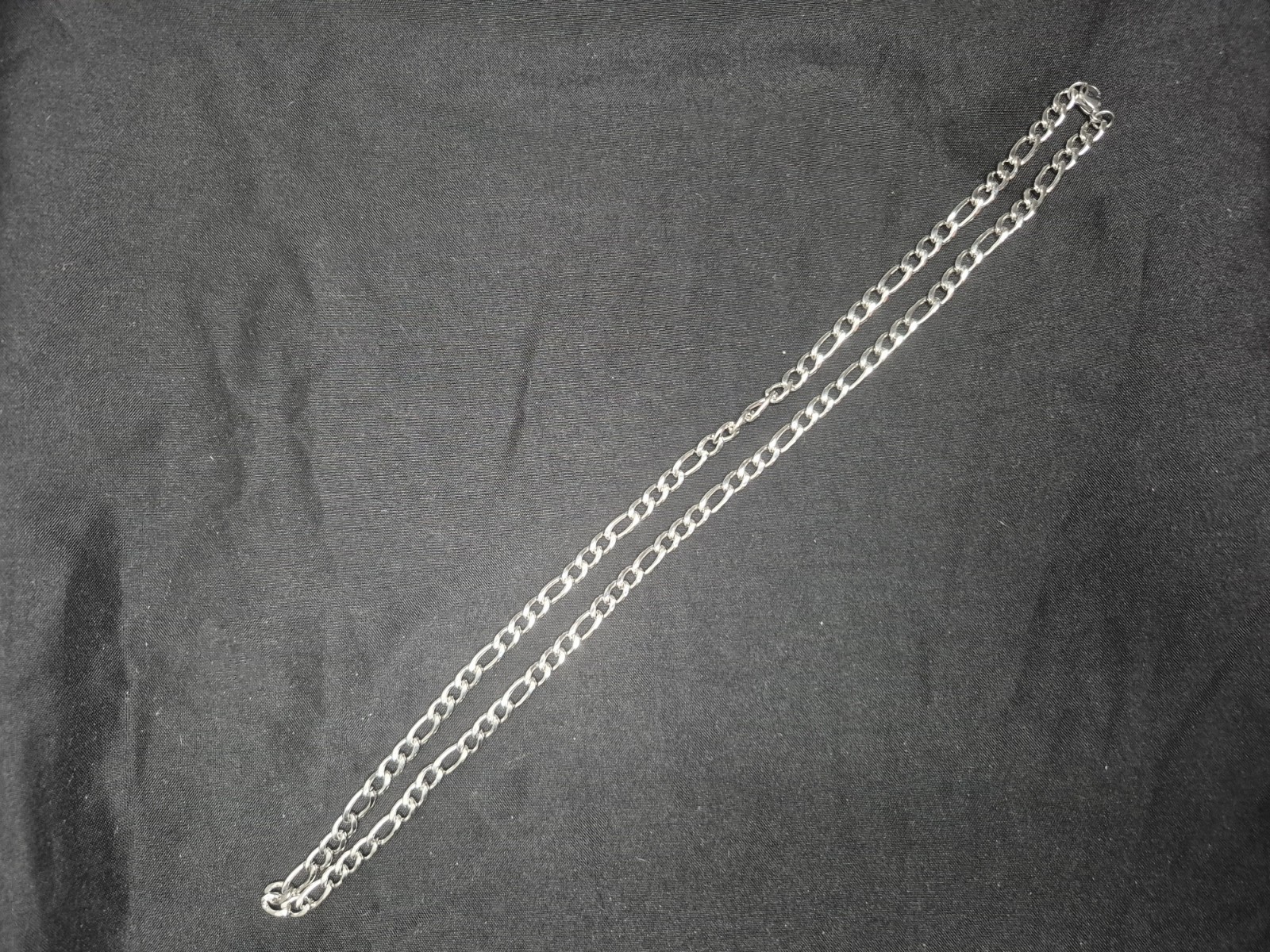 6mm Figaro Link Chain | Solid Stainless Steel| 22 Inch
