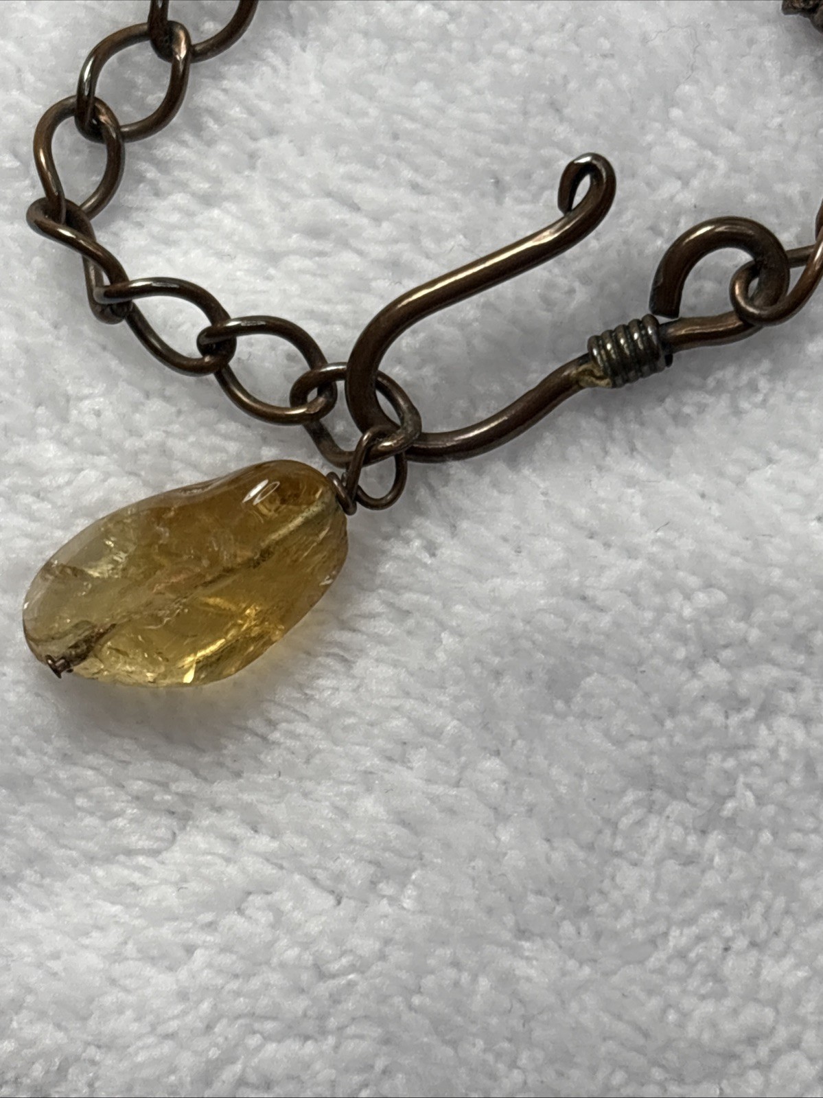 Dragon Pendant Tiger’s Eye Stone Polished Chip Bead Necklace Statement Jewelry