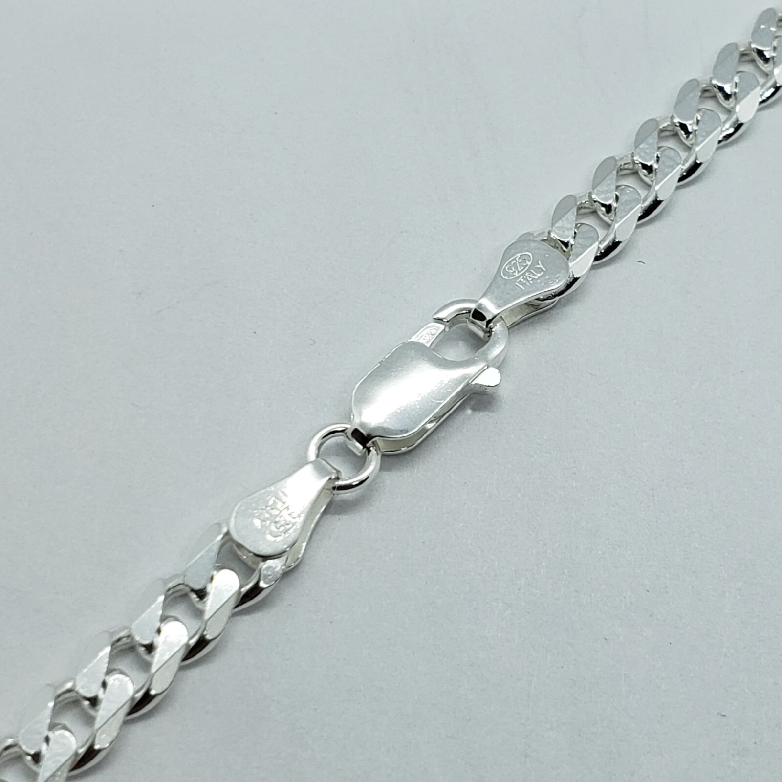925 Sterling Silver 6mm Cuban Curb Link Chain Necklace Men Women Size 16″~40″