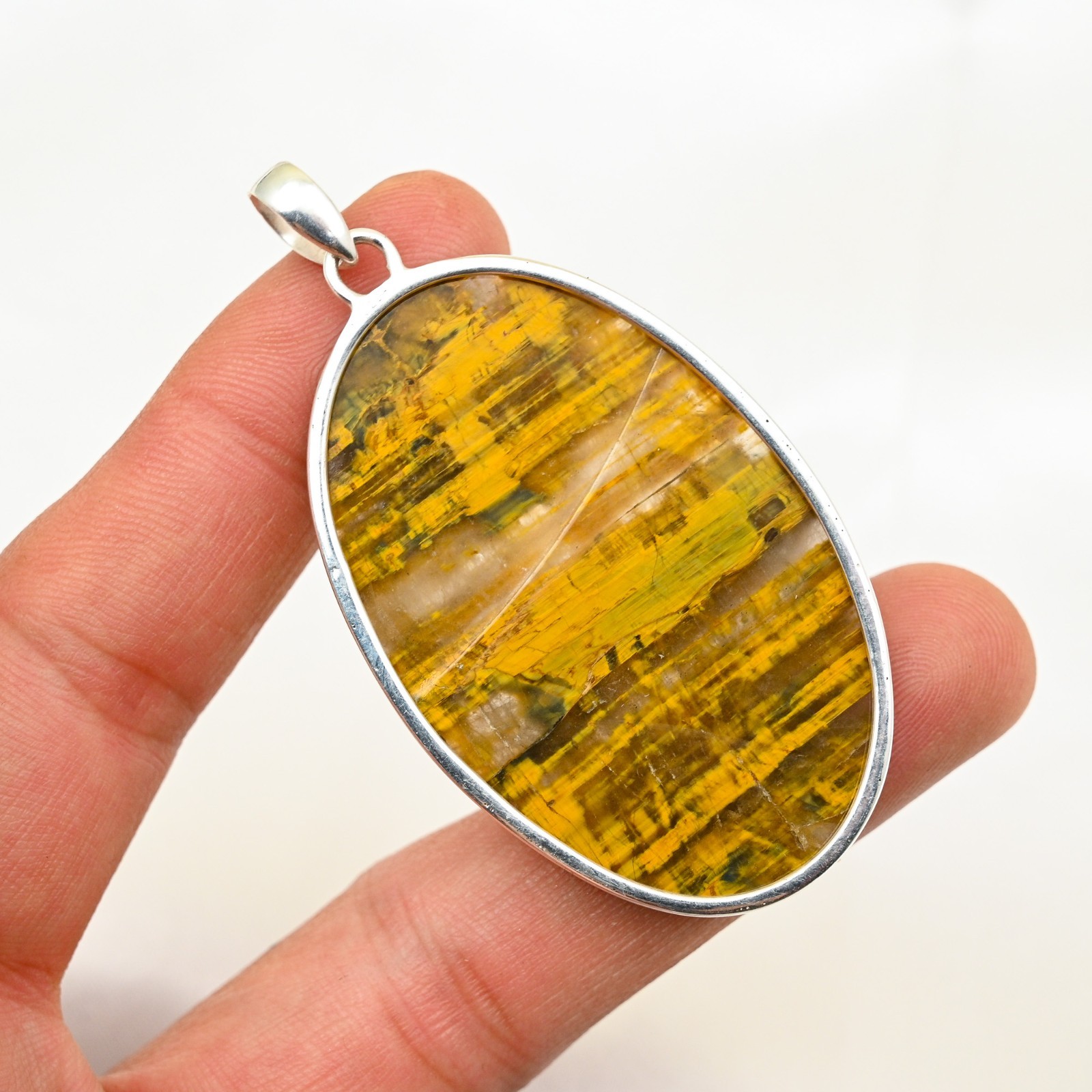 Neelite Gemstone 925 Sterling Silver Handmade Pendant Jewelry Gift For Wife
