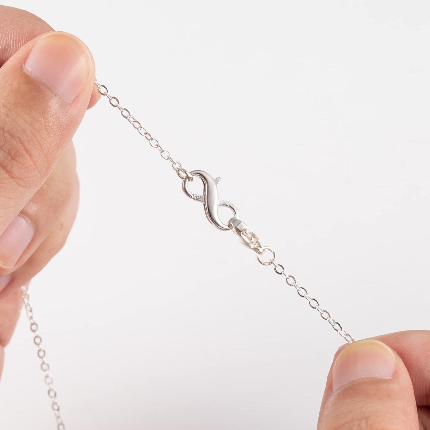 Lobster Clasp Necklace Bracelet Extender,925 Sterling Silver Necklace Connector
