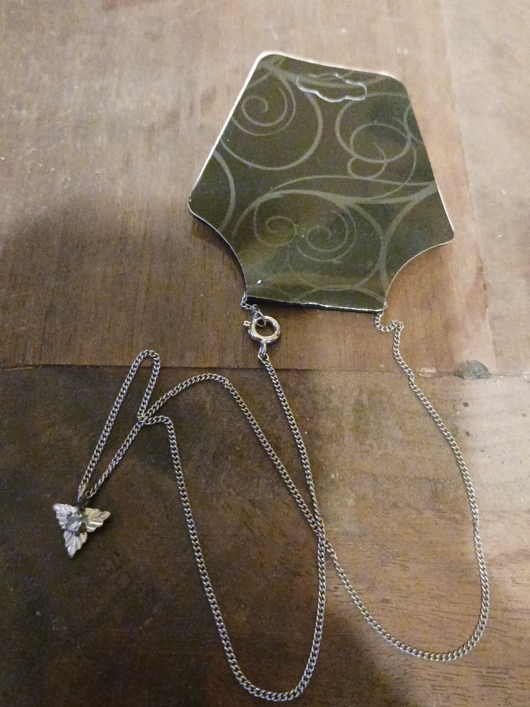 Sterling Silver Leaf Necklace