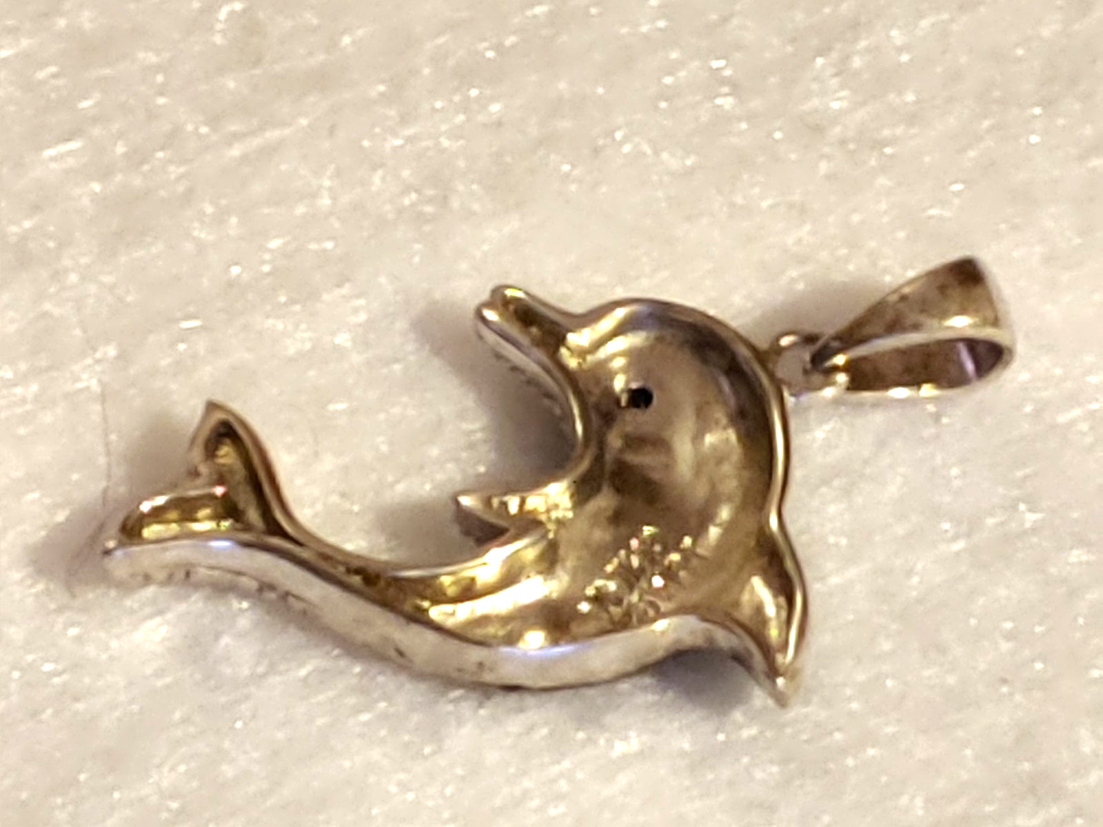 VTG-Signed JCM-5/8 in x 7/8 in Necklace Pendant-925 STERLING SILVER-Pendant Only