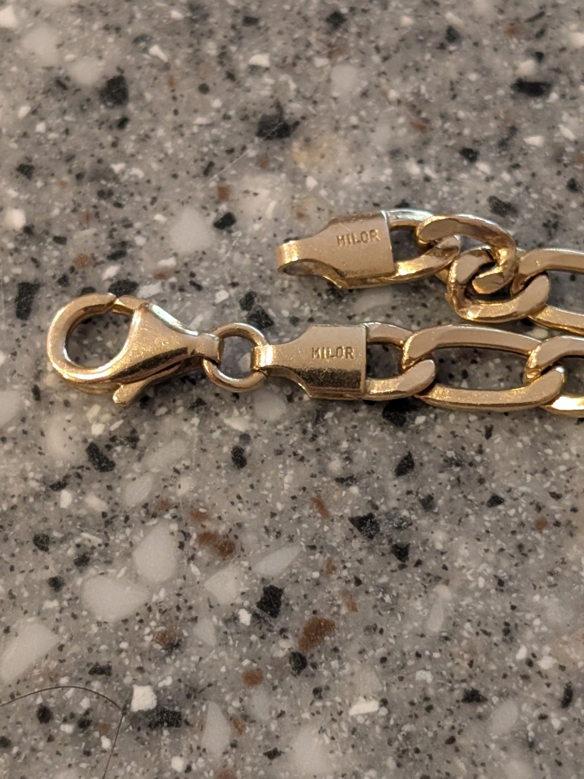 14k Gold Made In Italy Milor 20″ Linked Necklace 9.23 Grams – Scrap Or Wear