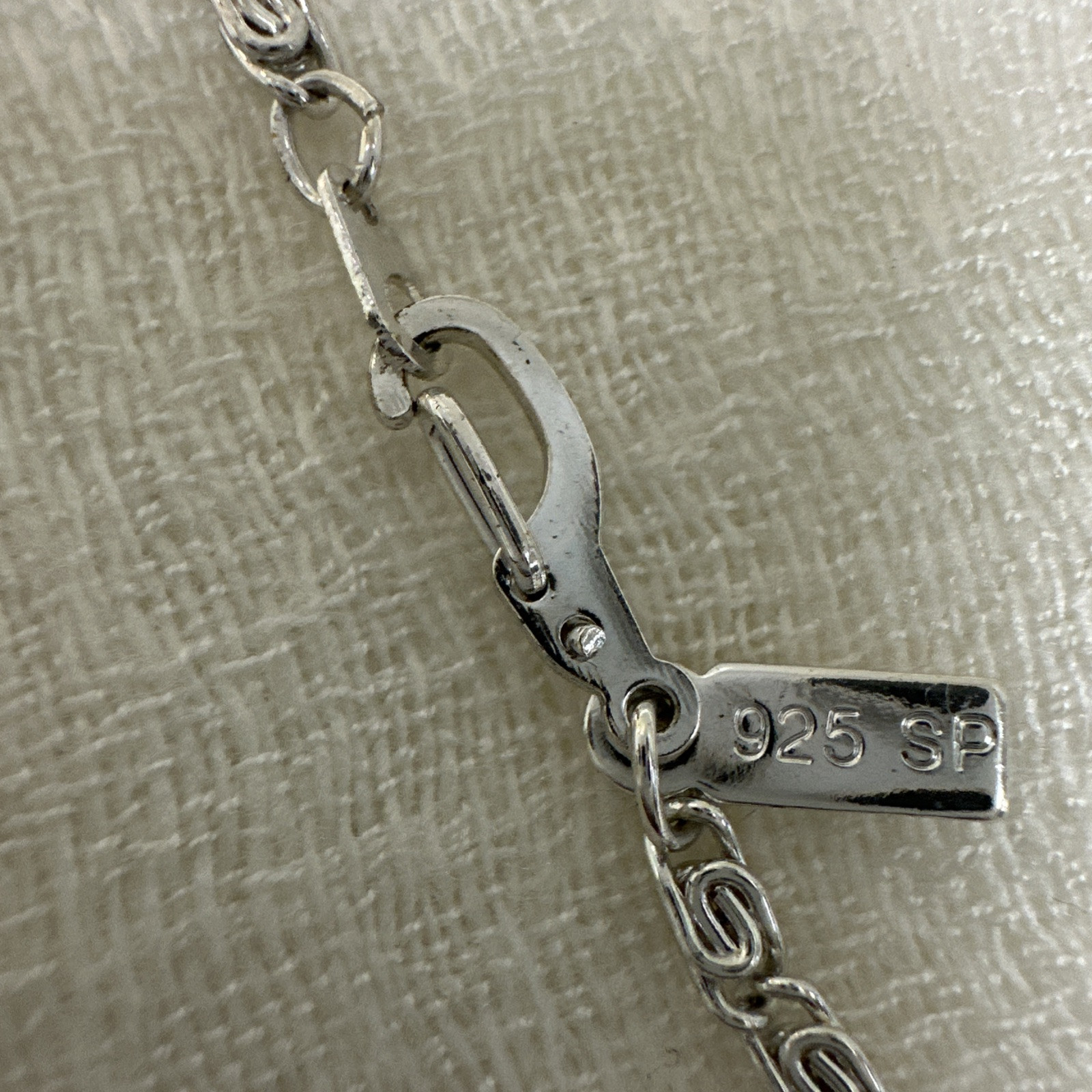 925 Silver Plated Diamond Cut Rope Chain Necklace Red Pendant