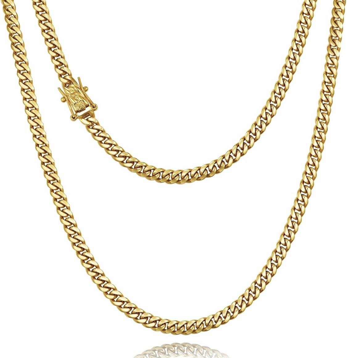 14K GP Cuban Link Chain