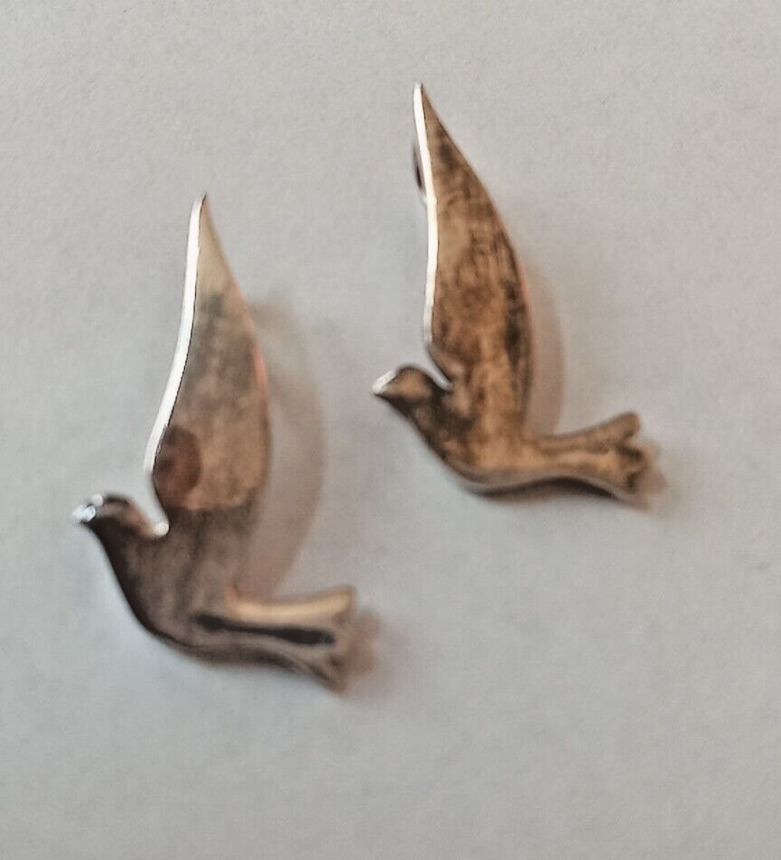 Two Sterling Silver Bird Pendants 925e.com