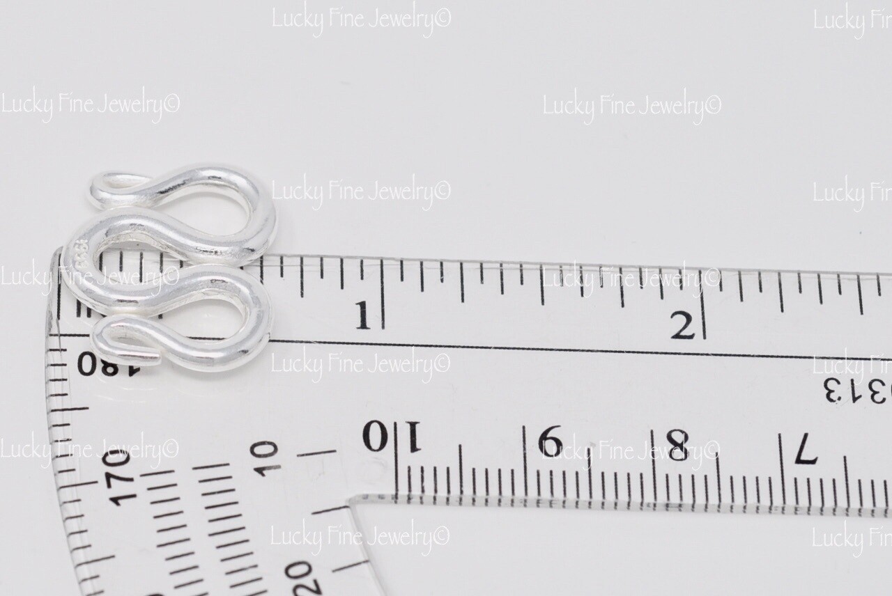 999 FINE silver Handmade M clasp Lock