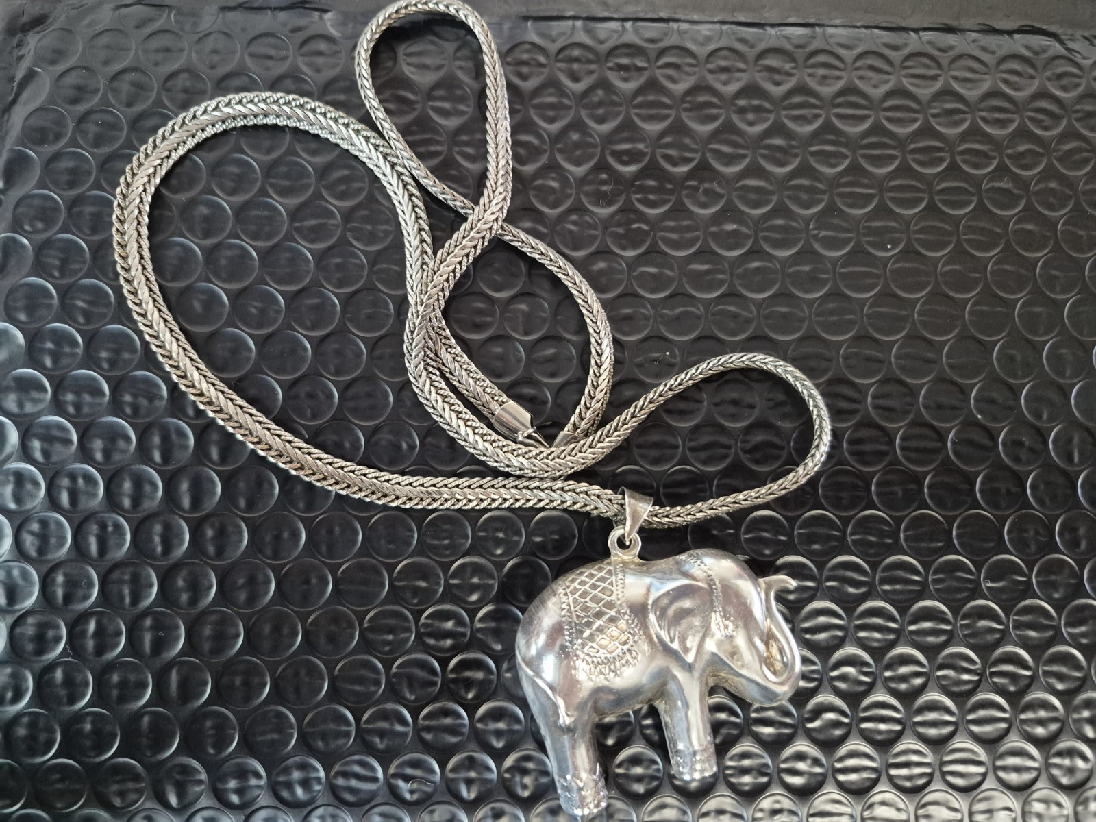 Sterling Silver chain and Elephant Pendent unknown brand