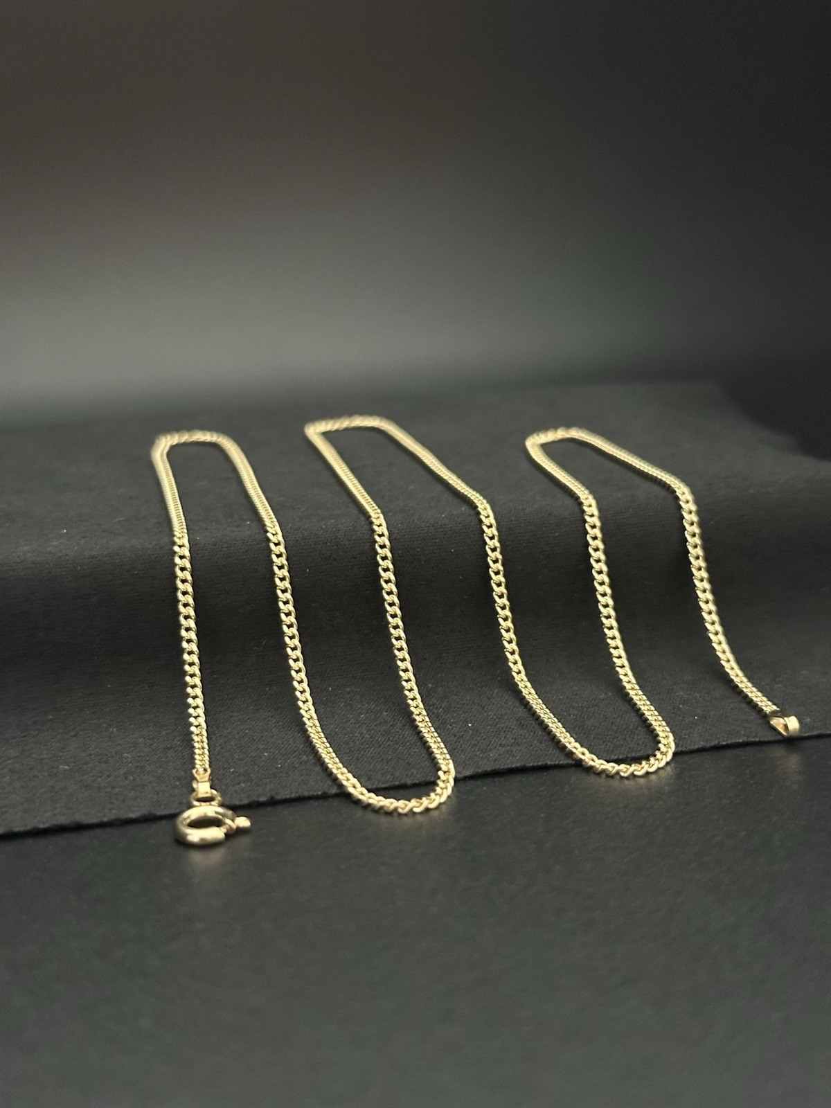 14K Yellow Gold Chain Necklace 2.58g 24” 2.0mm 585 Hallmark Genuine Gold