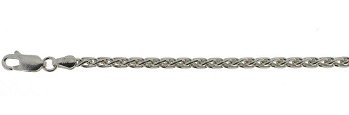 Wheat Necklace Chain / Sterling Silver (Made in Italy)