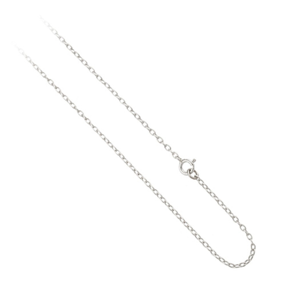 Sterling Silver 1mm Rolo Chain Necklace for Pendants All Sizes