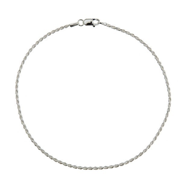 1MM Solid 925 Sterling Silver Italian DIAMOND CUT ROPE CHAIN Necklace Italy