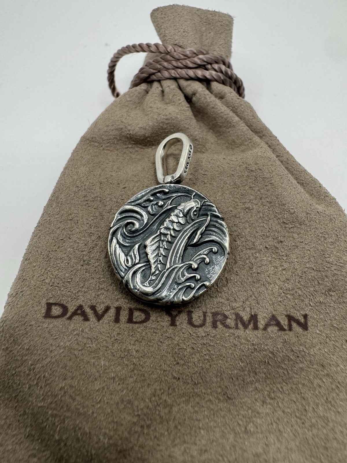 David Yurman Sterling Silver Dragon Amulet