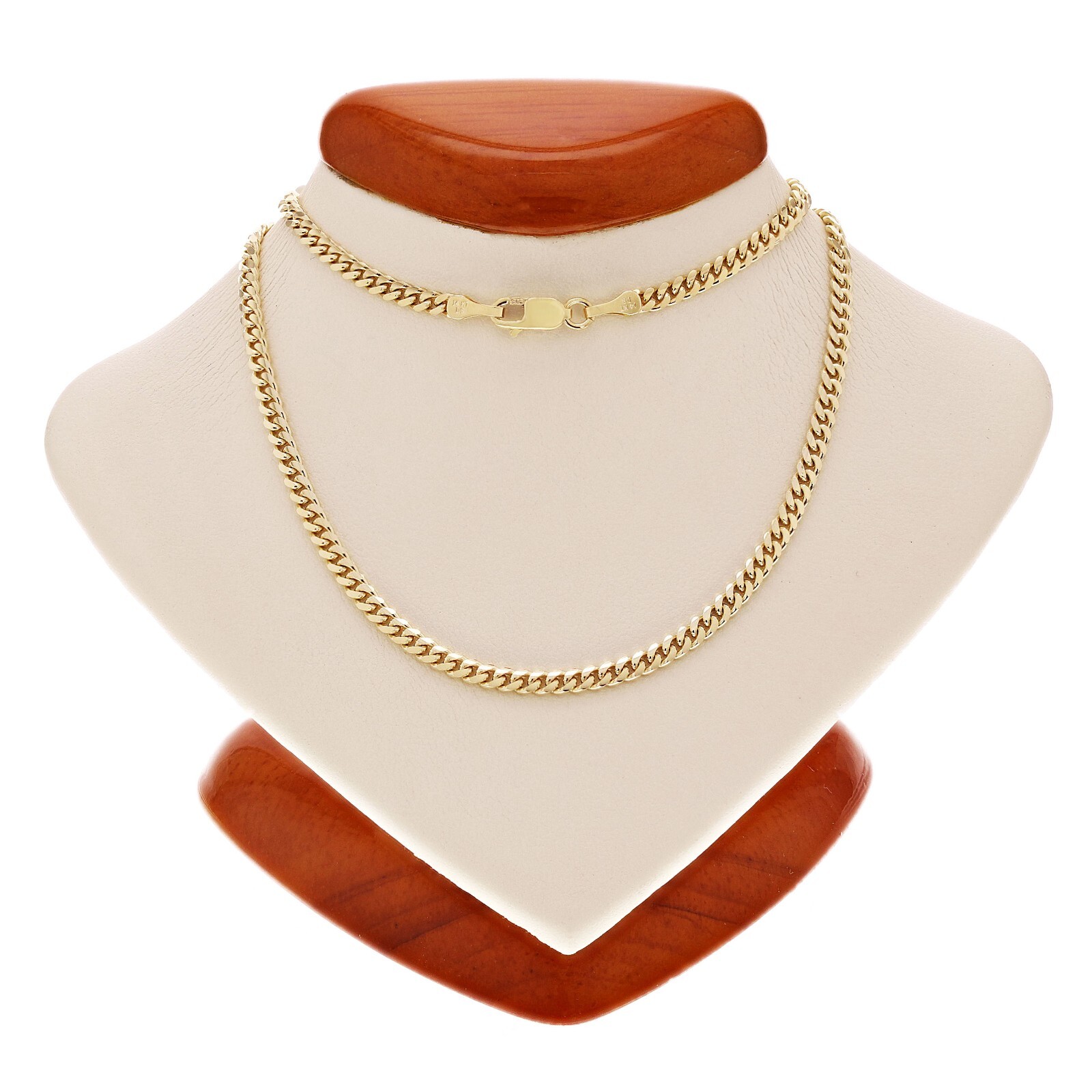 Italian 14k Yellow Gold Solid Miami Cuban Link Chain Necklace 22″ 3mm 14.6 grams