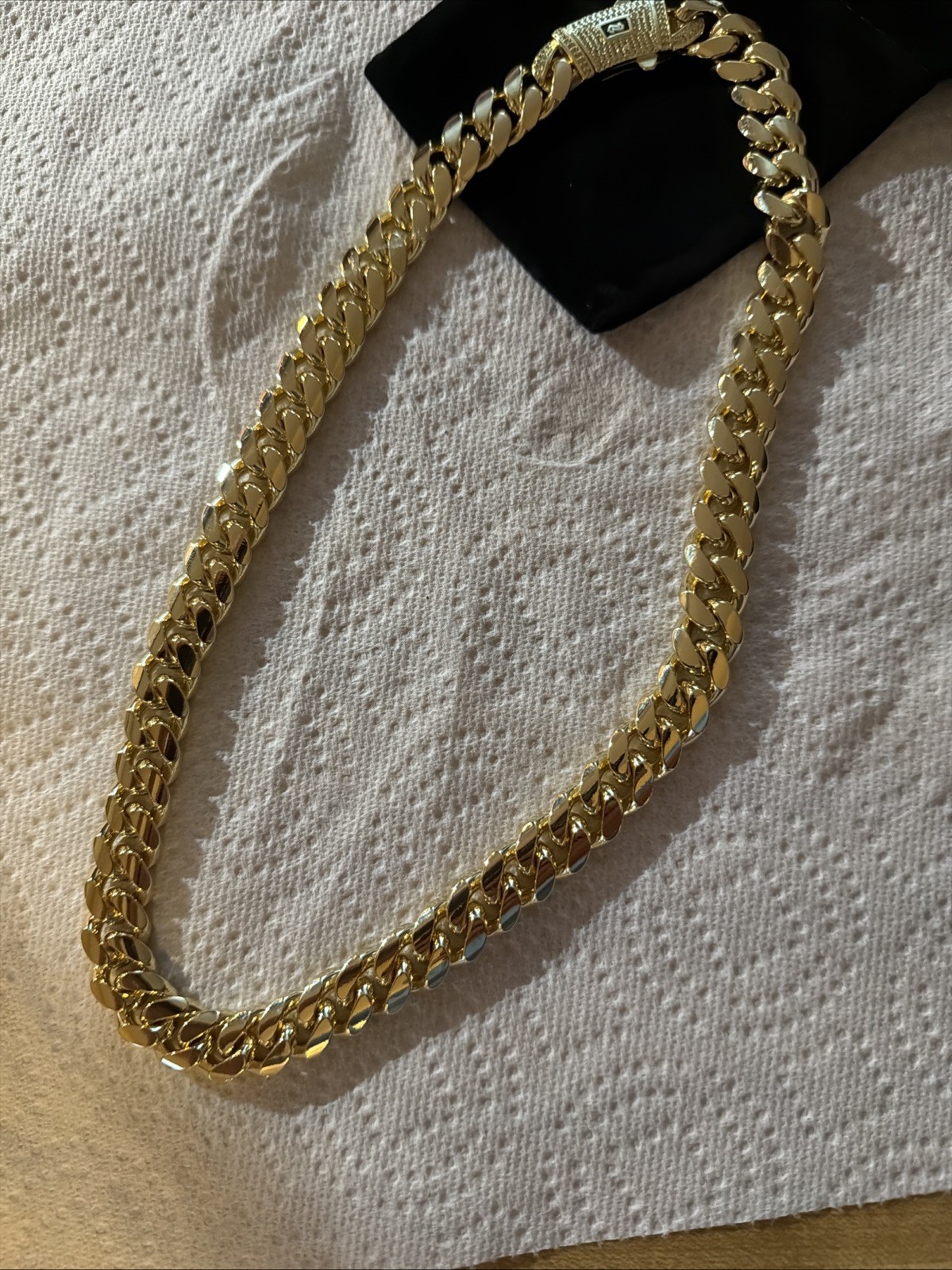 14k monaco cuban chain Gold Ion 22”