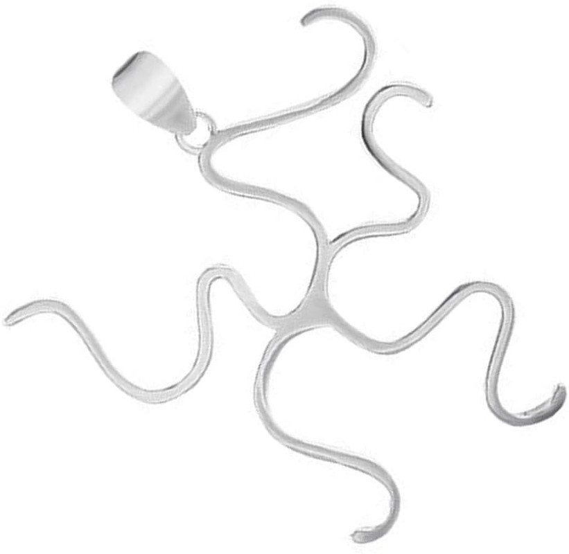 925 Sterling Silver 5 Claws Prong Pendant Blank for Nuggets Pendant Setting H…